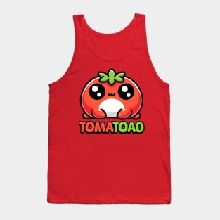 Tomatoad! Cute Tomato Toad Pun Cartoon Tank Top